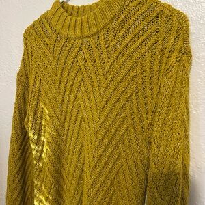 a new day Mustard Cowl Neck Sweater